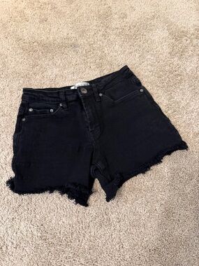 Madden Girl Black Denim Shorts, Size 3